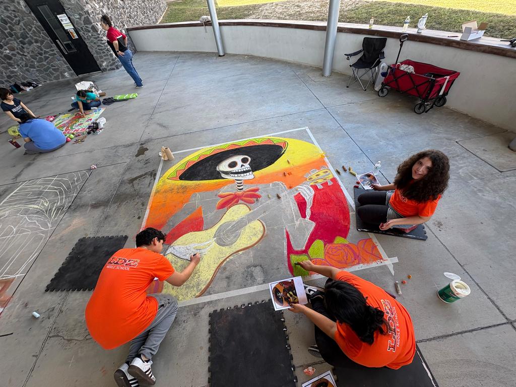 La Joya ISD Cultura Chalk Art Experience