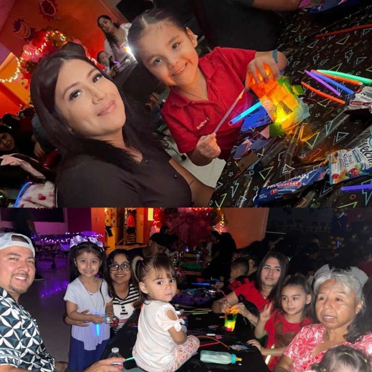 kids making lanterns 