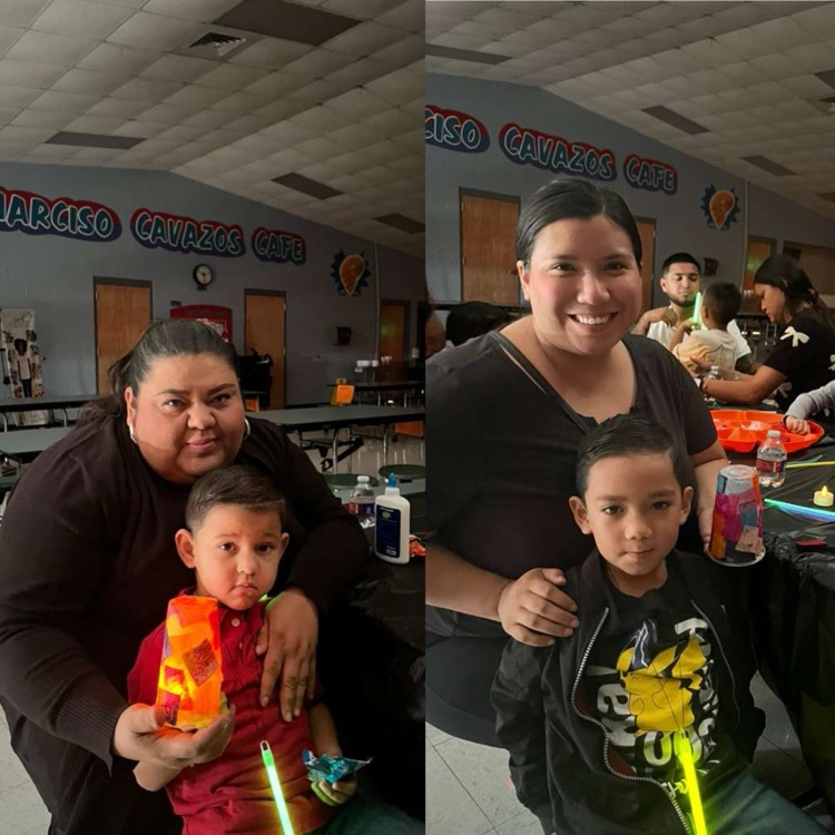 kids making lanterns 