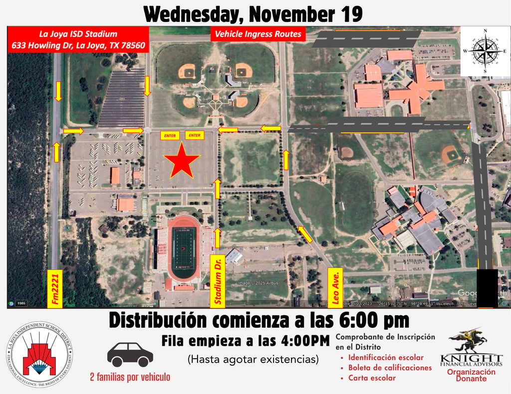 food drive distribution map