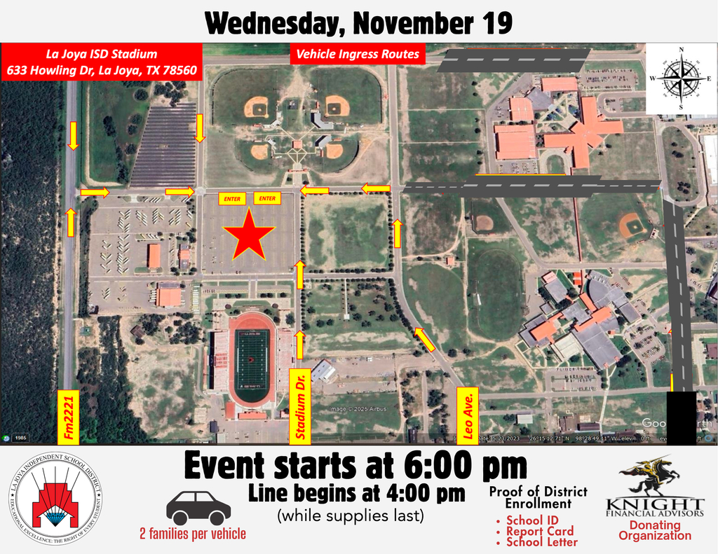food drive distribution map