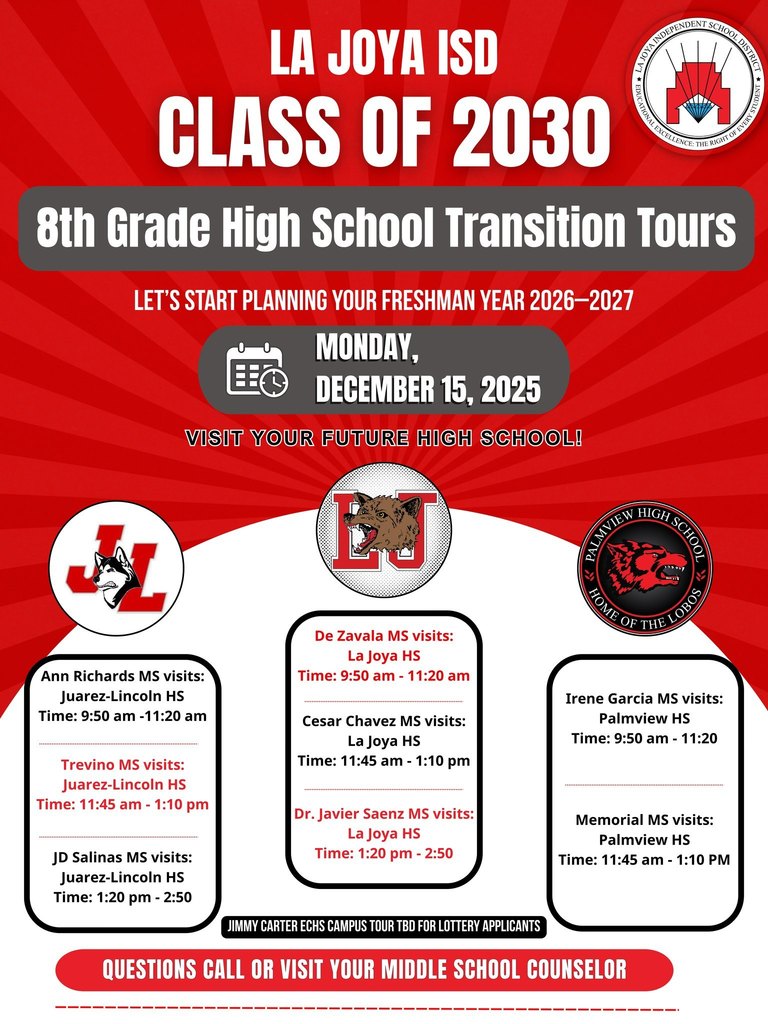 8th Grade Campus Tour