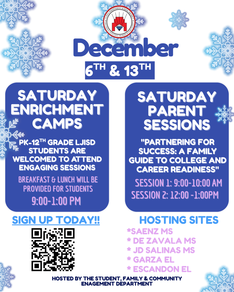 Saturday Enrichment Camps/Parent Sessions