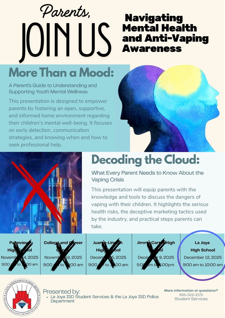 Anti-Vaping Parent Information Session Reminder