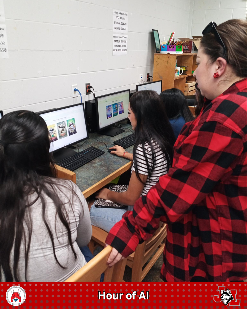 Hour of AI: students in lab