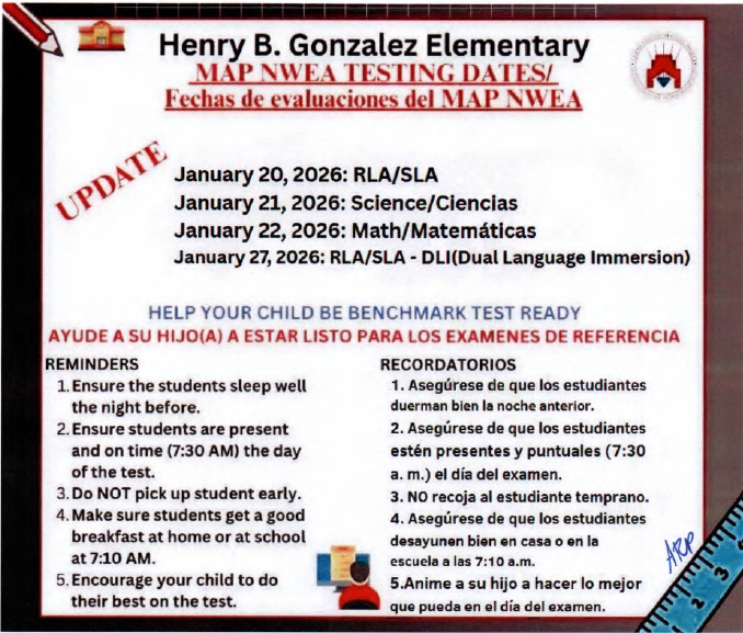 new updated map testing dates flyer.