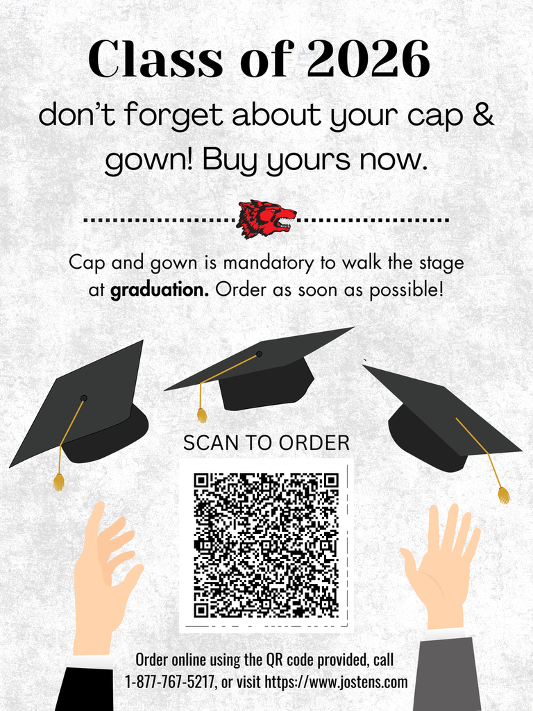 Cap and Gown Announcement