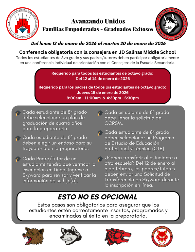 8th grade meeting SP