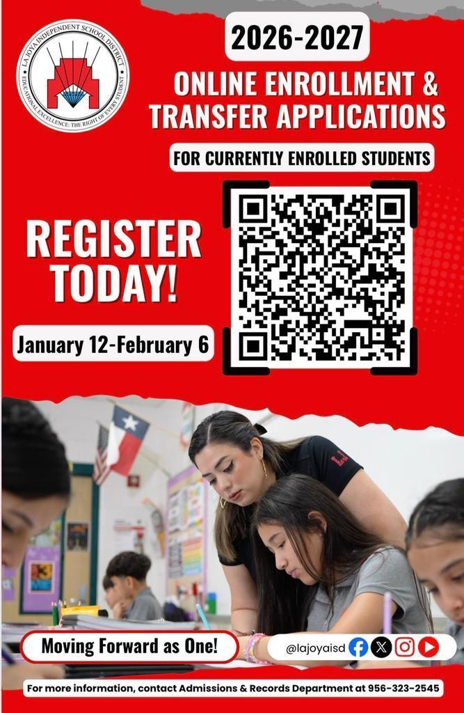student registration flyer
