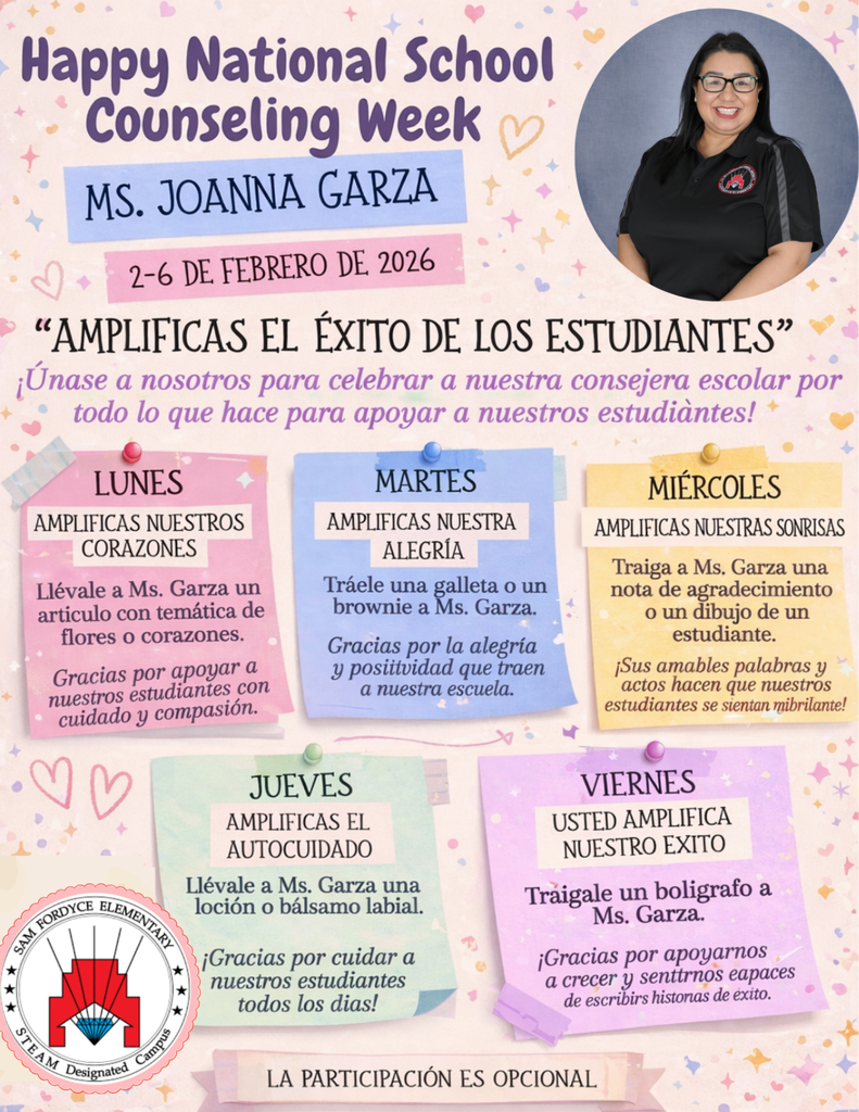 Happy National School Counseling Week Spanish