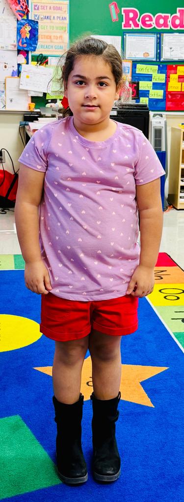 Students wore red and hearts to celebrate love your library week