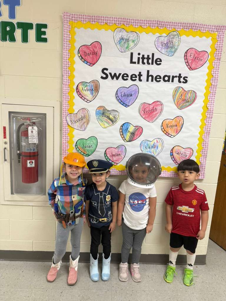 Love your library week celebration. Students dressed up as leaders with their future dream careers