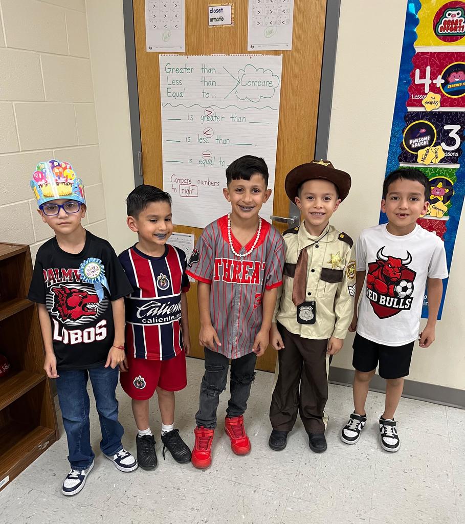 Love your library week celebration. Students dressed up as leaders with their future careers