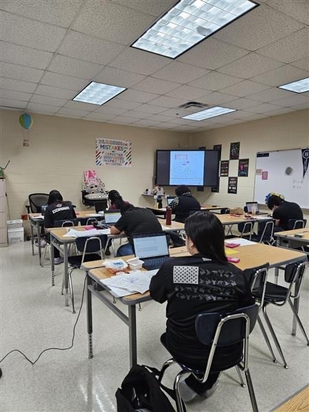 Student attending camp. 