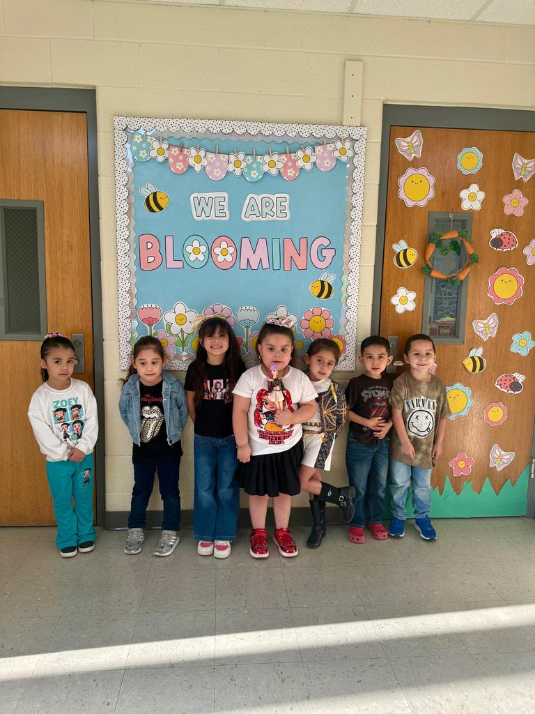 students wearing favorite artist shirt