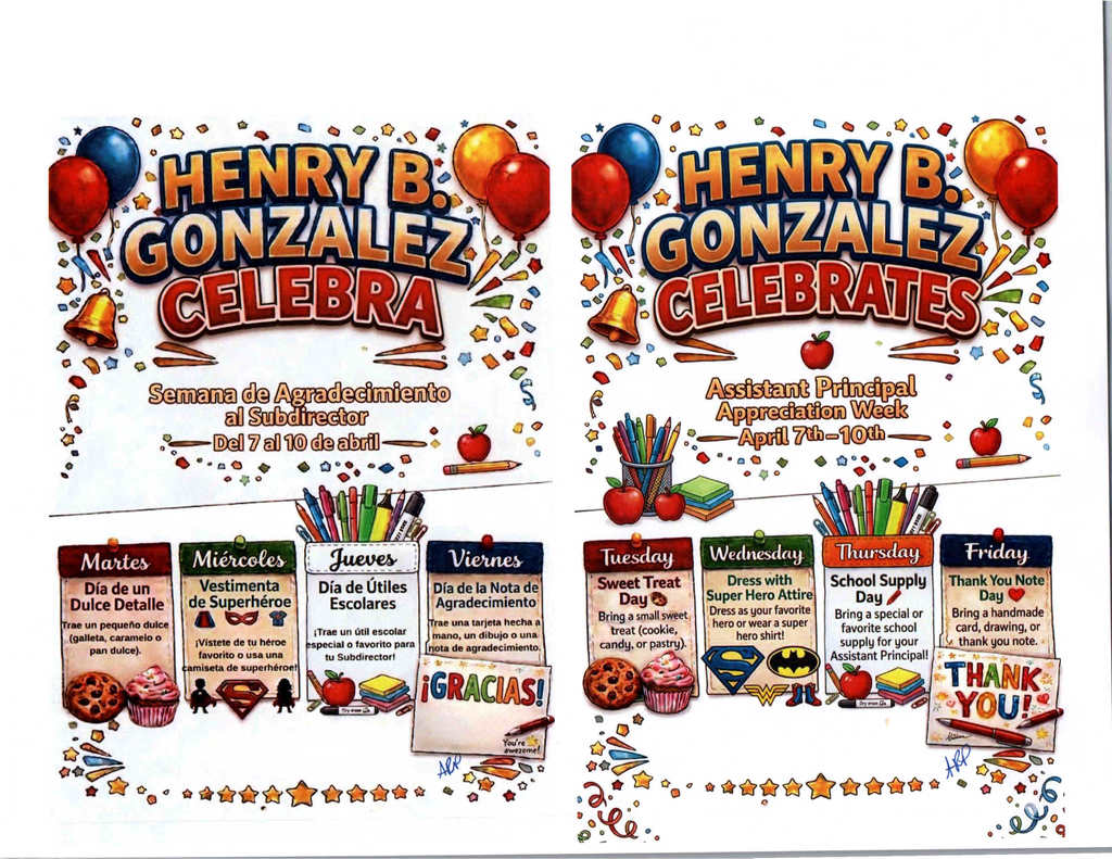 Assistant Principal Apreciation Week Flyer