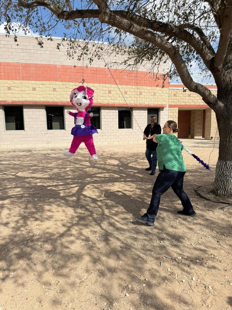 Team Building before STAAR Test by hitting Pinata
