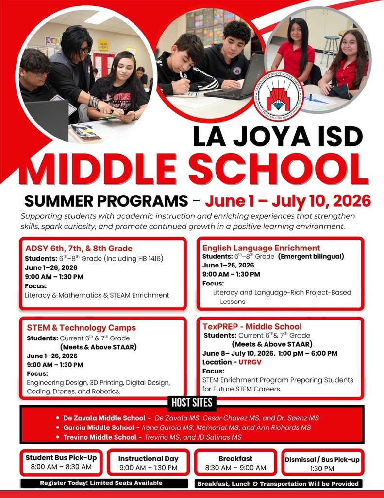 Middle School Summer Programs
