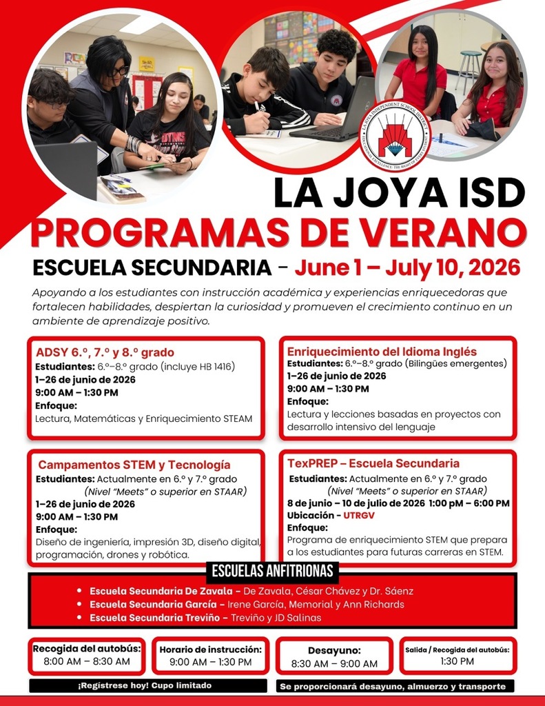 Middle School Summer Programs