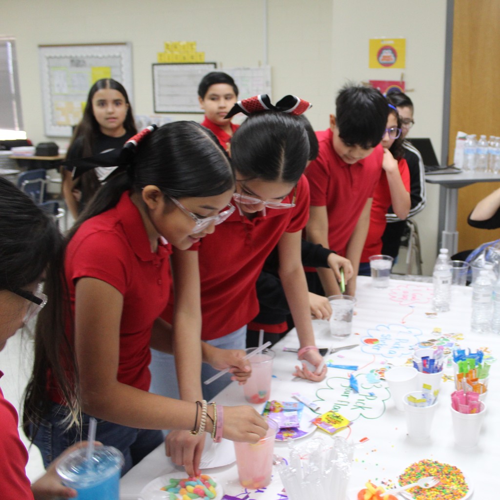 Hydration activity to get students pump up for the STAAR