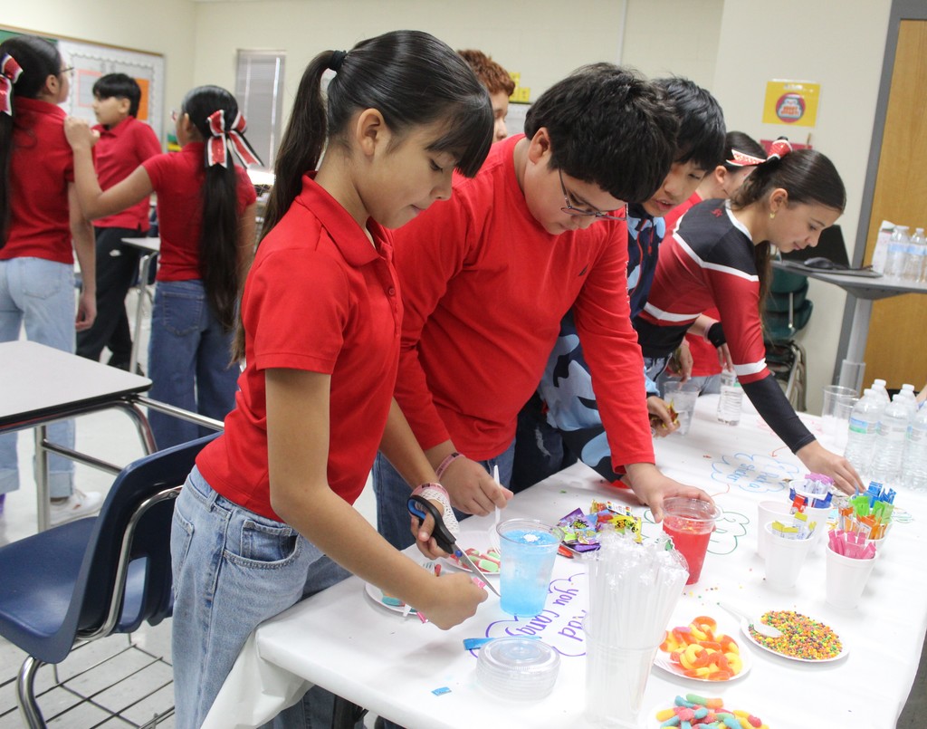 Hydration activity to get students pump up for the STAAR