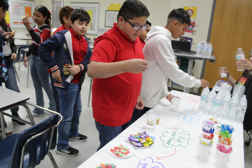 Hydration activity to get students pump up for the STAAR