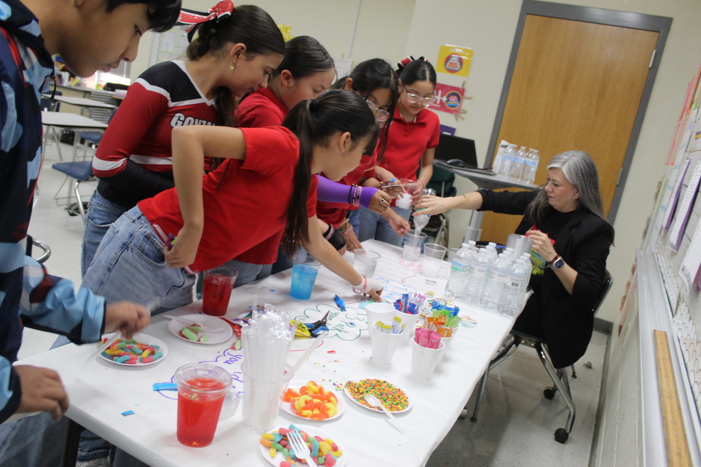 Hydration activity to get students pump up for the STAAR
