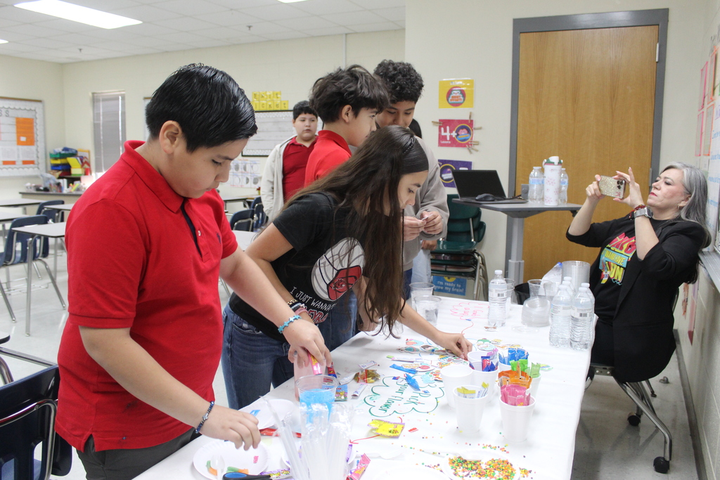 Hydration activity to get students pump up for the STAAR