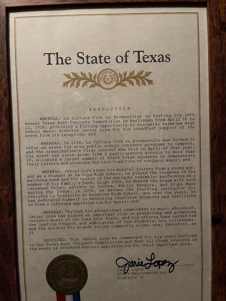 Congratulations Mr. Loya!