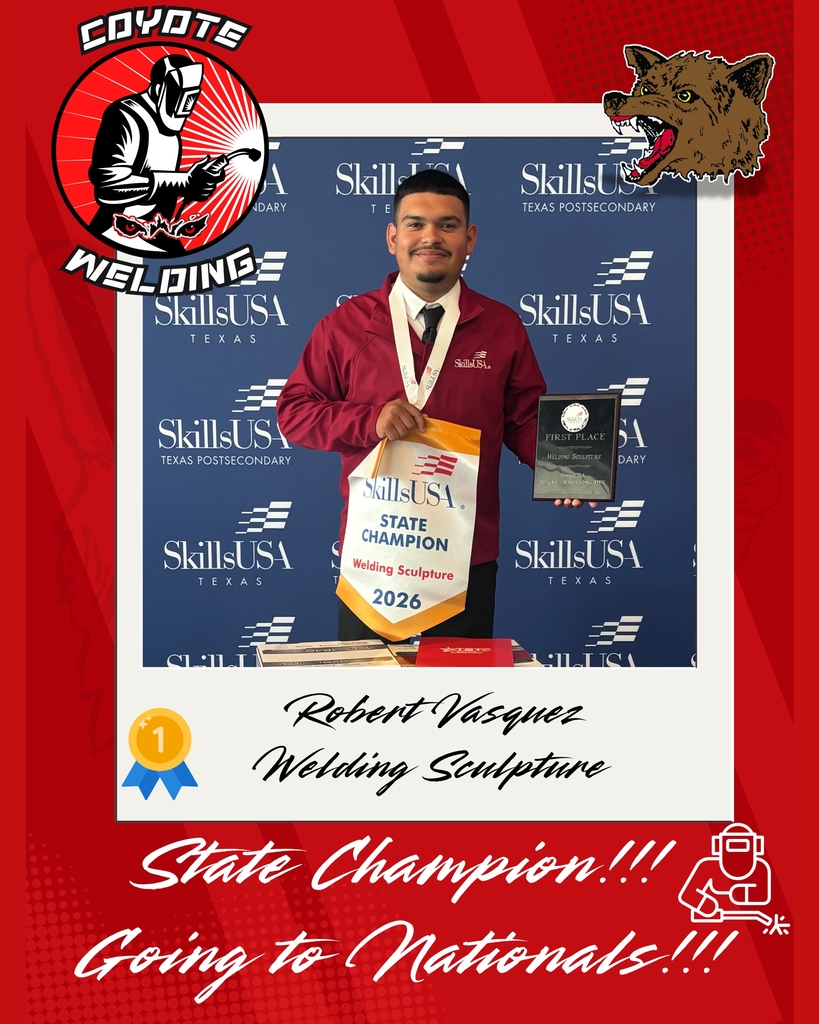 ROBERT VASQUEZ WELDING SCULPTURE STATE CHAMP