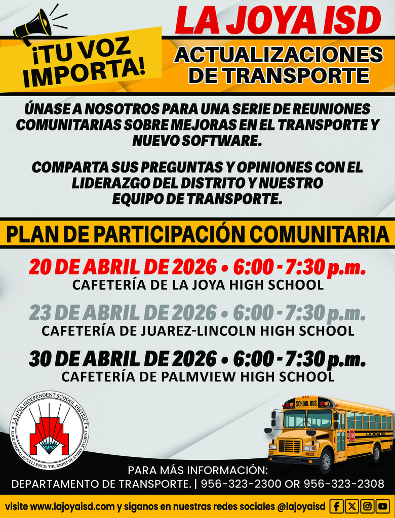 Transportation Updates Spanish 