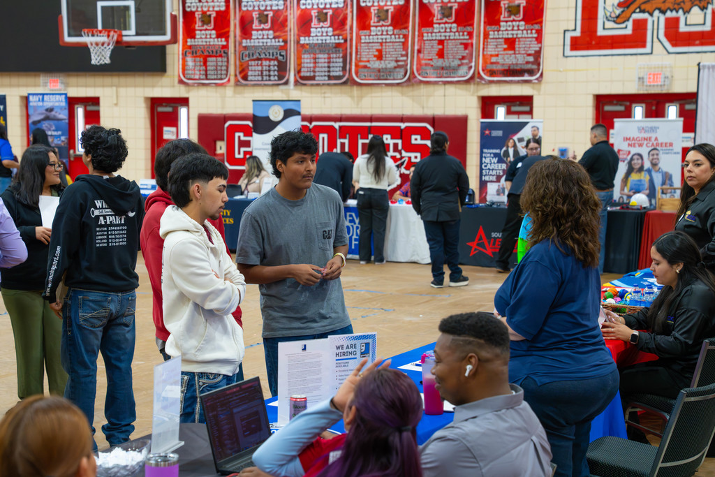 Senior Student Career Expo at La Joya High School