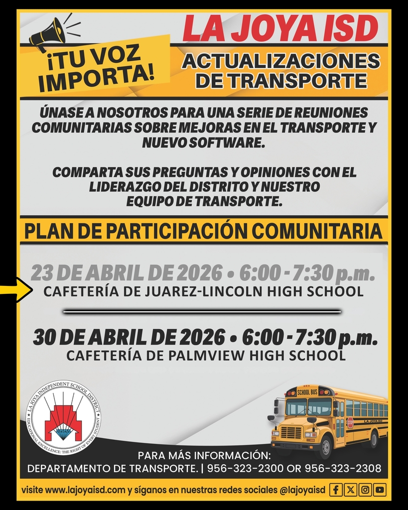 Actualizaciones de Transporte 