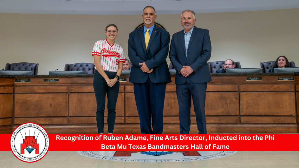Ruben Adame, Fine Arts Director & Hall of Fame Inductee