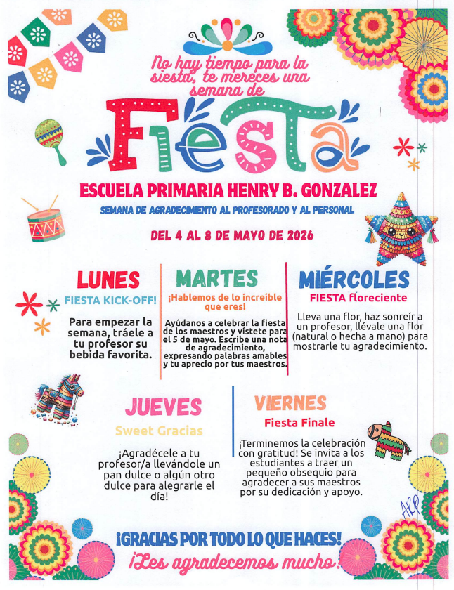 Teacher Appreciation Week Spanish