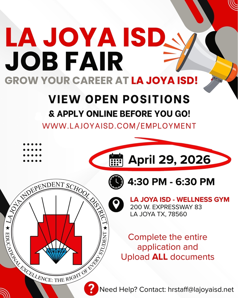 LJISD JOB FAIR 4.29.26