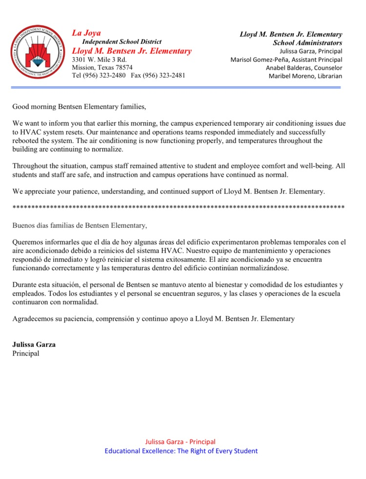 Announcement 