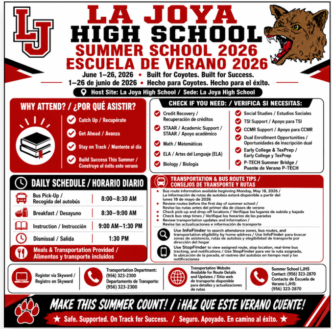 La Joya Summer 2026