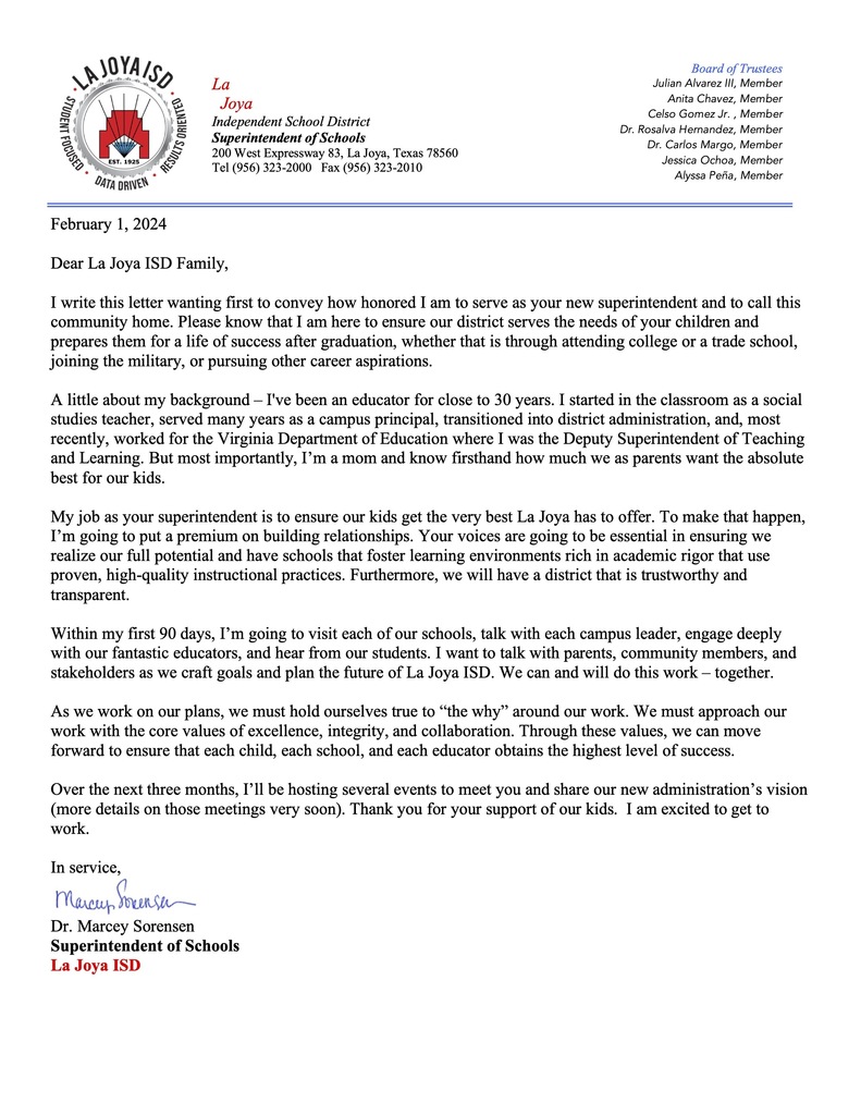 DISTRICT UPDATE