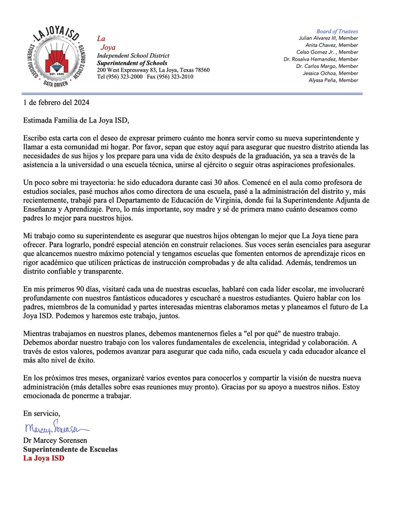 DISTRICT UPDATE