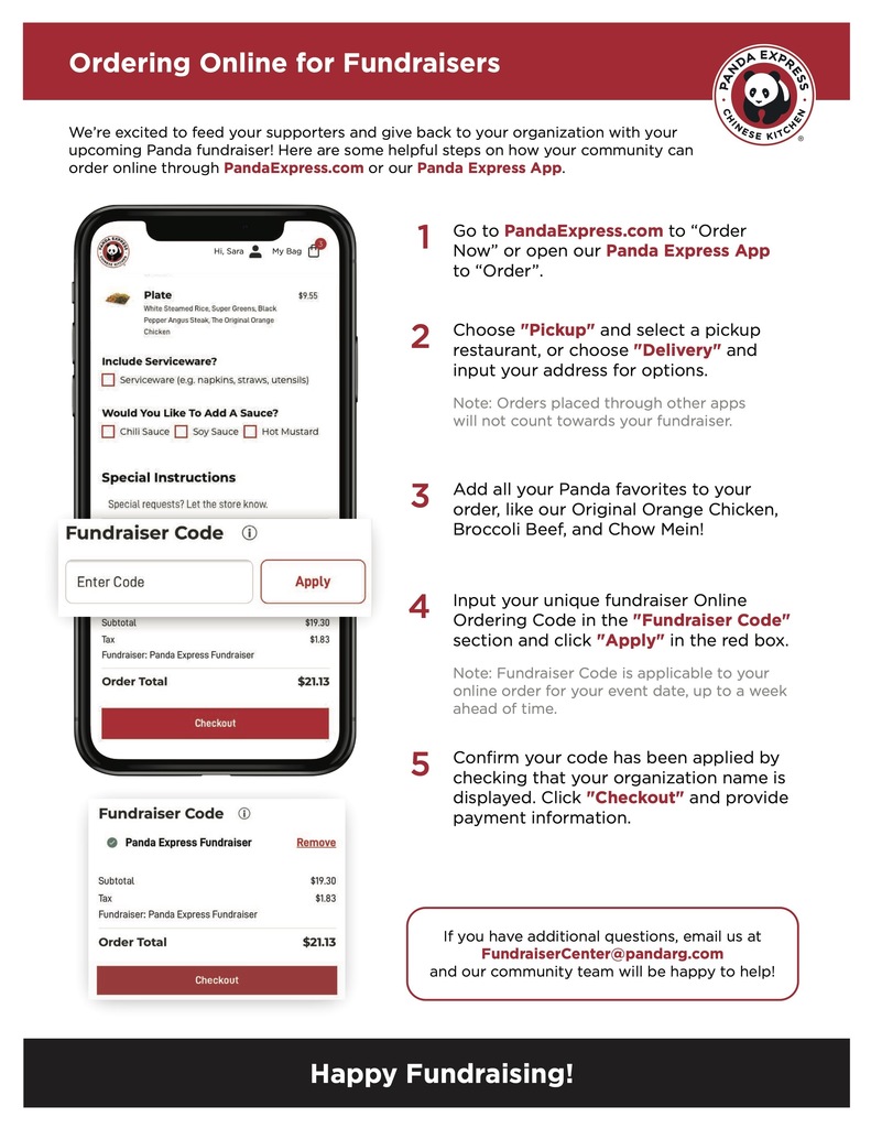 🐼🎉 Join us in supporting La Joya ISD! 🏫 Visit Panda Express for a fundraiser where 50% of all sales will be donated to La Joya ISD. Don't forget to enter the code provided in the flyer below or simply bring a copy of the flyer to the restaurant. Let's make a difference together! 🍜💙 #SupportLaJoyaISD #CommunityFundraiser