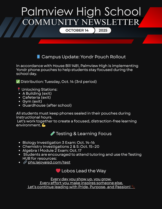 📰 PHS Community Newsletter