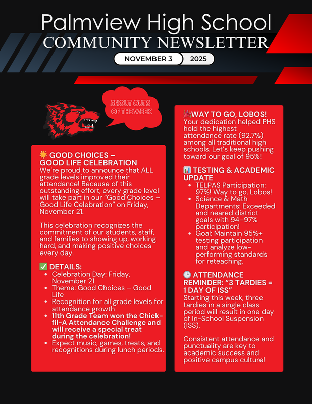 PHS Community Newsletter