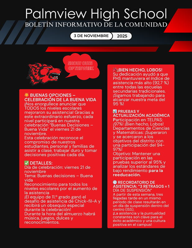 PHS Community Newsletter