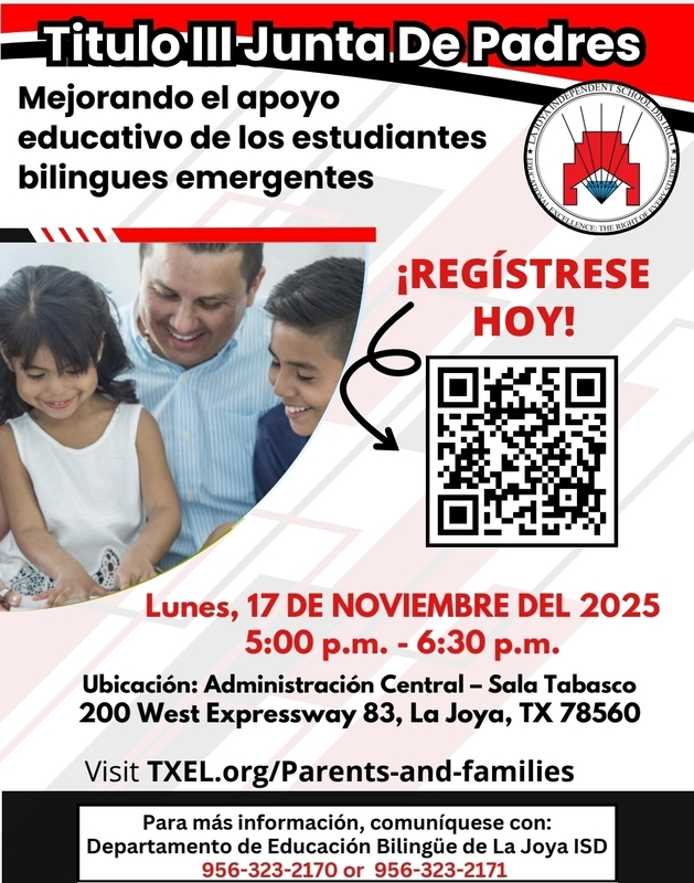 Title III Parent meeting flyer