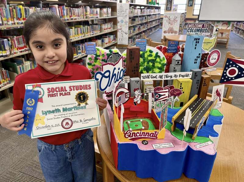 Girl with certificate