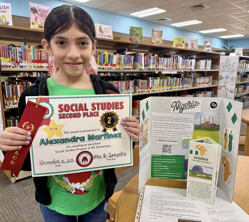 Girl with certificate