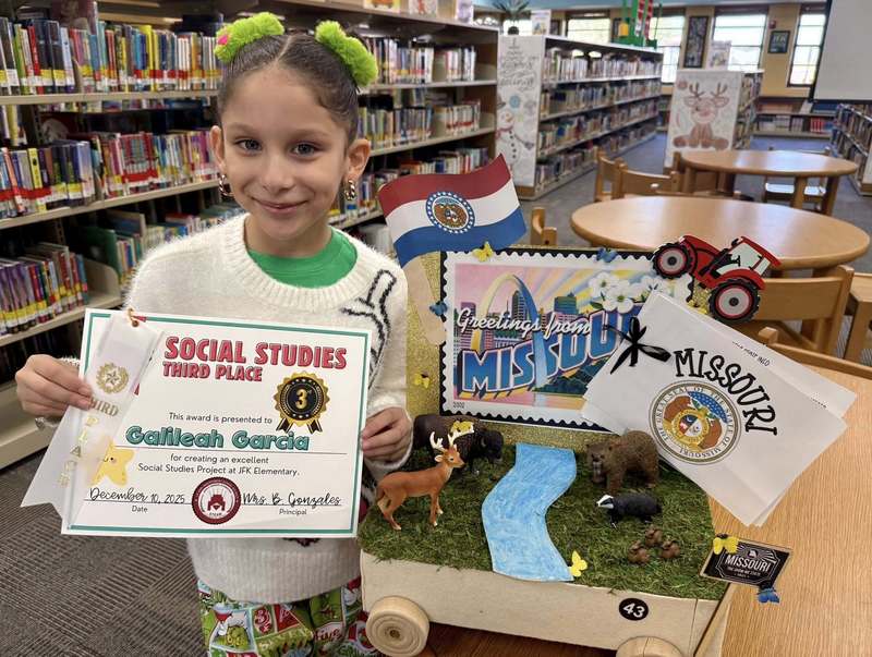 Girl with certificate