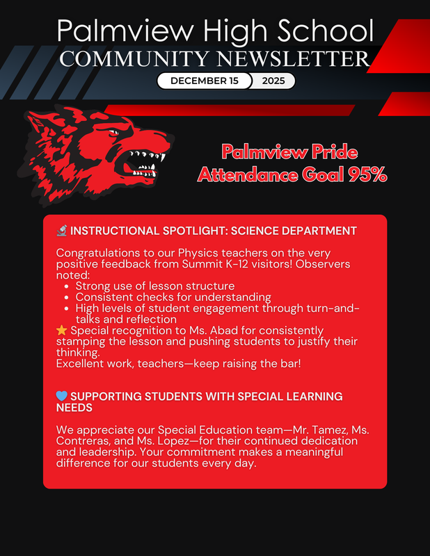 PHS Community Newsletter