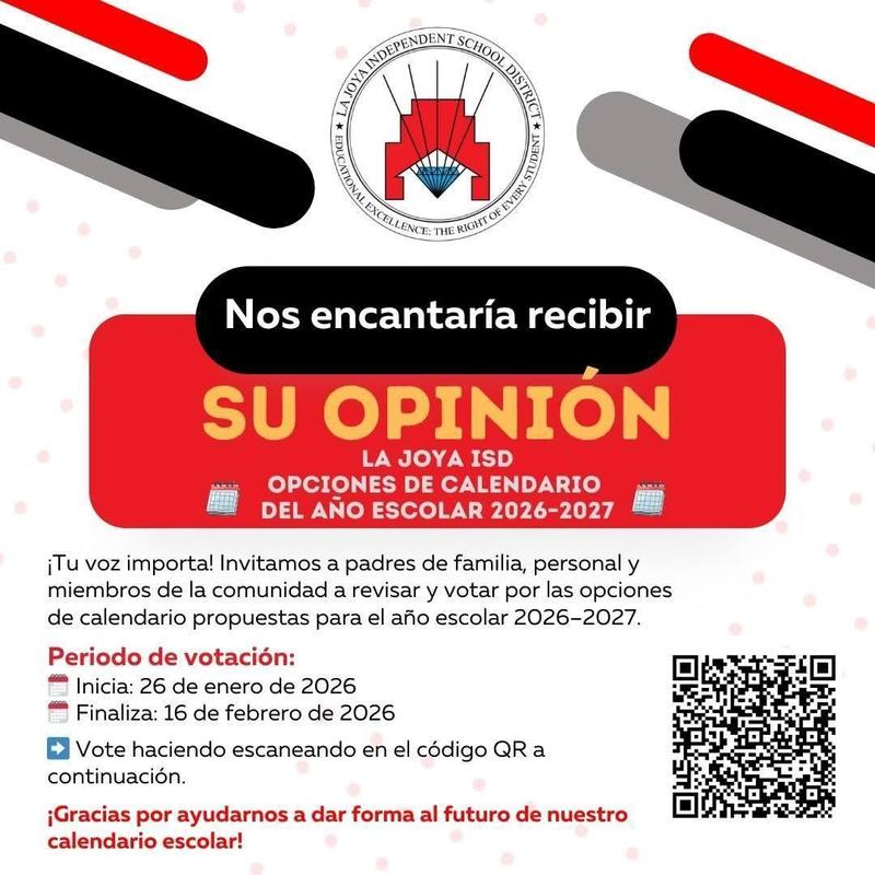 2026-2027 calender flyer in spanish